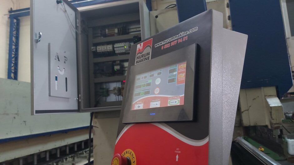 fatek dokunmatik ekran 2 eksen abkant pres elektirik revizyonu