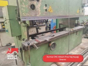 Durmaz CNC Giyotin Makas Bakımı ve Bıçak Taşlama